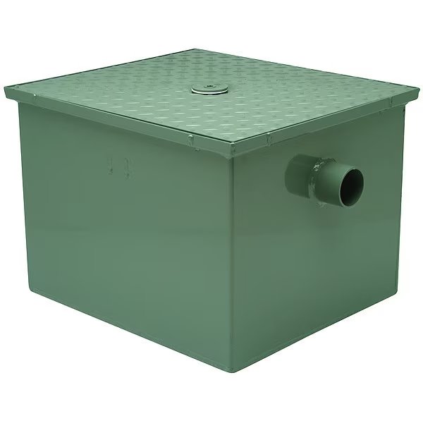 2" Pipe Dia., Steel, Grease Interceptor Trap, Zurn, Mfr#: GT2700-10-2NH