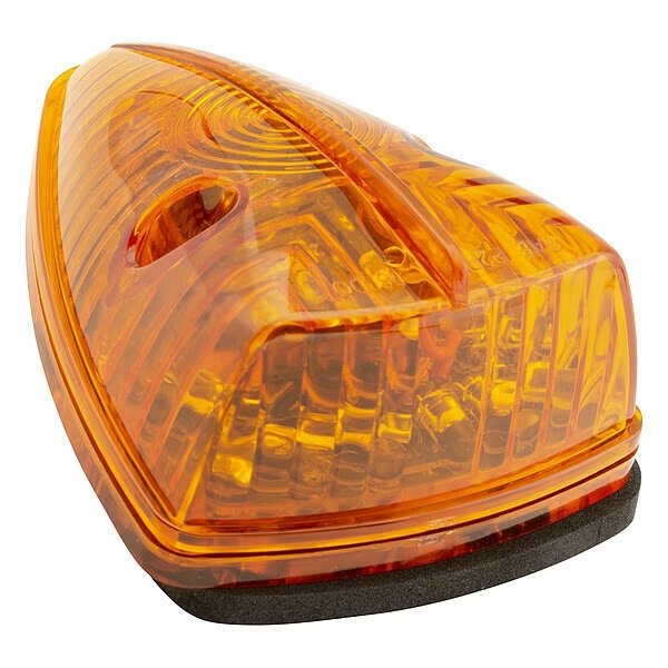 Marker Lamp, LED, School Bus Wedge, Yellow, Grote, Mfr#: G5053