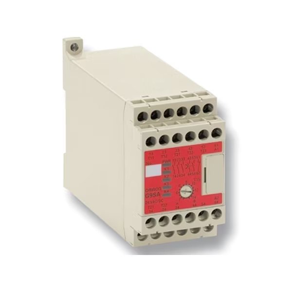 Safety Relay, 3.7 in Body H, 50/60 Hz, Omron, Mfr#: G9SA-TH301 AC/DC24