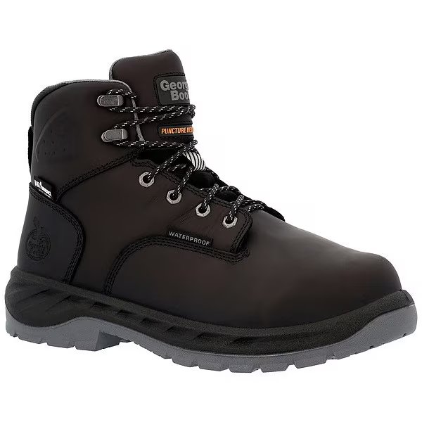 6-Inch Work Boot, M, 12, Black, PR, Georgia Boot, Mfr#: GB00562