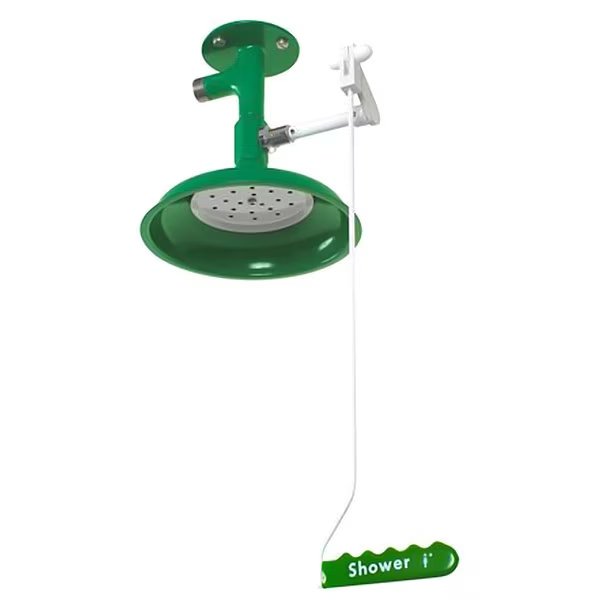 Lab Drench Shower, Ceiling Mount, Stainless Steel, Hughes Safety Showers, Mfr#: L23GSV