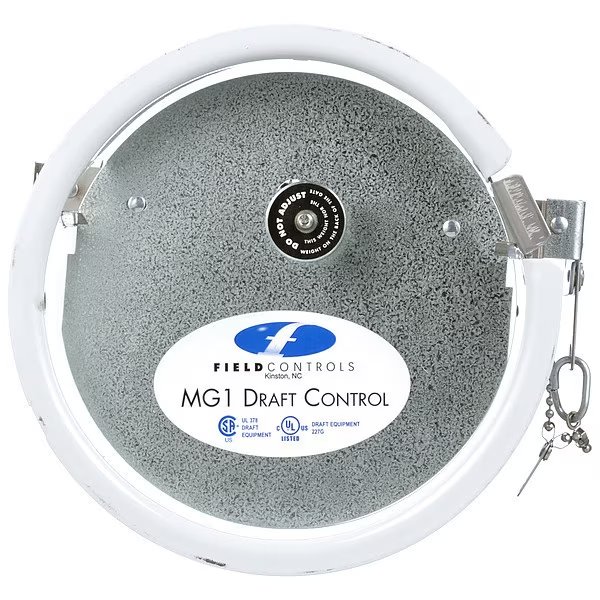 Draft Control, 28.3 N Capcty, 5 to 6in dia, Field Controls, Mfr#: 6