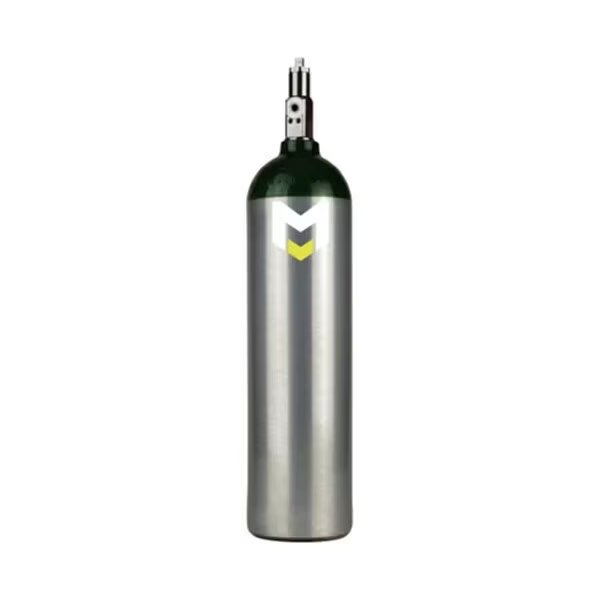 MJD Medical OxygenCylinder w/ToggleValve, Meret Products, Mfr#: MJDCYLT-W
