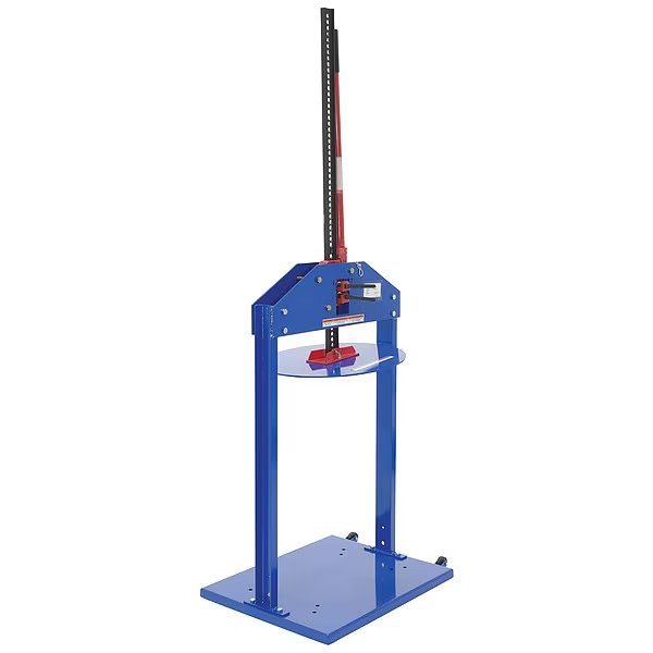 Manual Trash Compactor, Blue, 55 gal., EnjoyTool Select, Mfr#: MTC-55