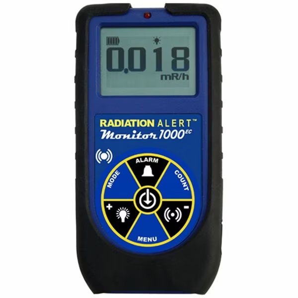 Rad Surv Mtr, 0.01to10000uSv/hr, Digital, Radiation Alert, Mfr#: M1000 EC