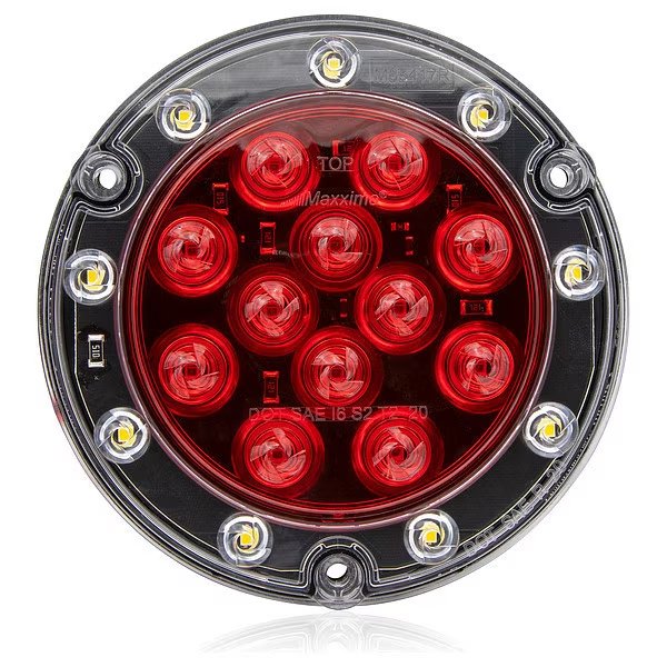 Stop/Turn/Tail Light, Red, 1/2