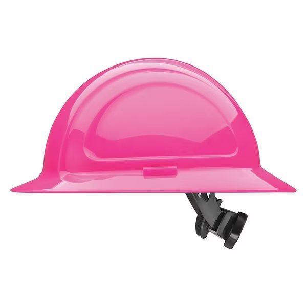 Full Brim Hard Hat, Type 1, Class E, Ratchet (4-Point), Hot Pink, Honeywell North, Mfr#: N20R200000
