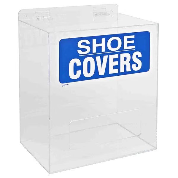 Shoe/Boot Cover Dispenser, Arcylic, Clear, Brady, Mfr#: PD322E
