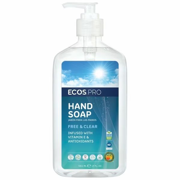 Hand Soap, CLR, 17 oz, , PK6, Ecos Pro, Mfr#: PL9663/6
