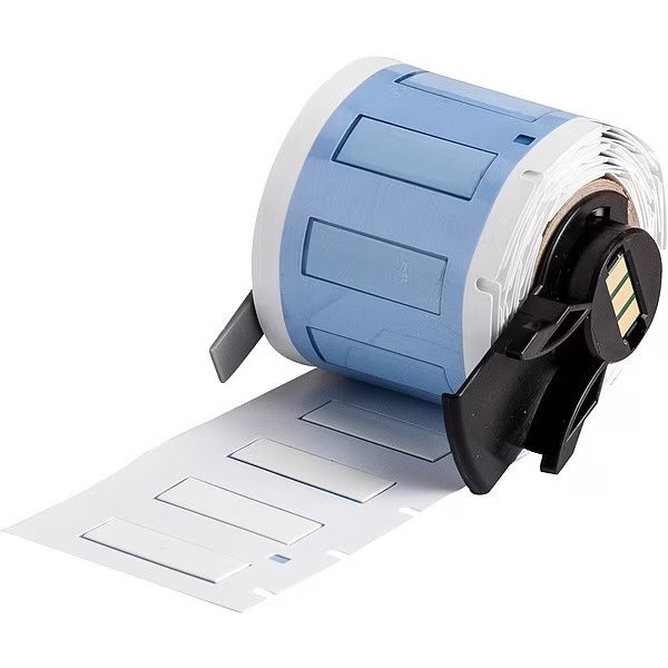Sleeve, 1 in W, 21/64 in H, Die-cut, Brady, Mfr#: M6-187-1-342-WT