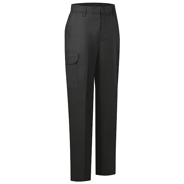Work Pant, Black, 30 in Inseam, Red Kap, Mfr#: PT89BK 4 30