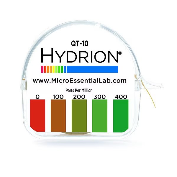 Quat Test Kit, Wall Mount, Hydrion, Mfr#: Quatstart