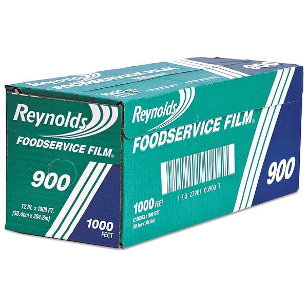 Film Wrap, Plastic, Standard, 1000 ft., 12