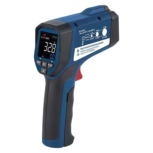 IR Thermometer, SingleDot, -26 to 1472F, Reed Instruments, Mfr#: R2320