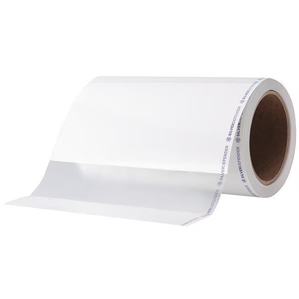 Antimicrobial Film Tape, 60 ft Lx7 in W, Silver Defender, Mfr#: TS-001-7-60