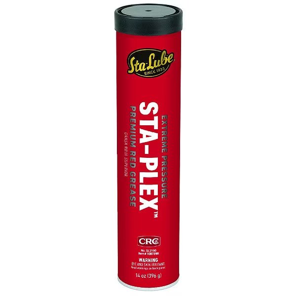 14 oz Extreme Pressure Grease Cartridge Red, Sta-Lube, Mfr#: SL3190