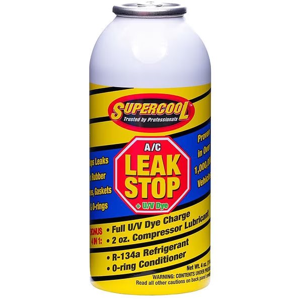 A/C Leak Stop Seals, Aerosal Can, 4oz., Supercool, Mfr#: STOPA
