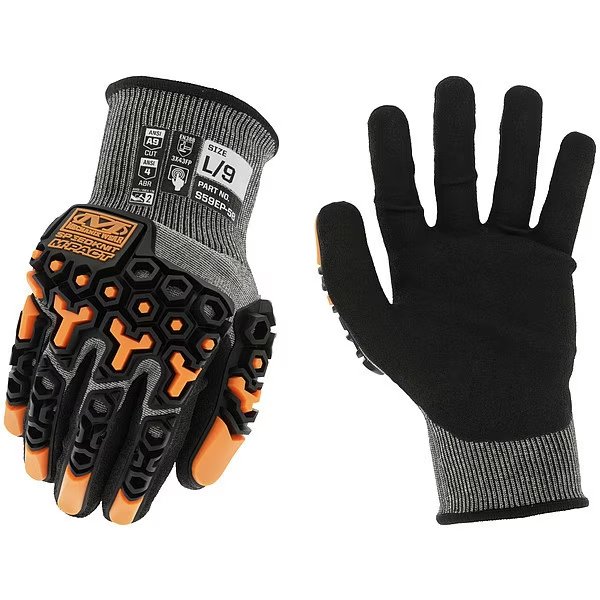 SpeedKnit(TM), Glove, HPPE, Size 9, 9, PR, Mechanix Wear, Mfr#: S59EP-58-009