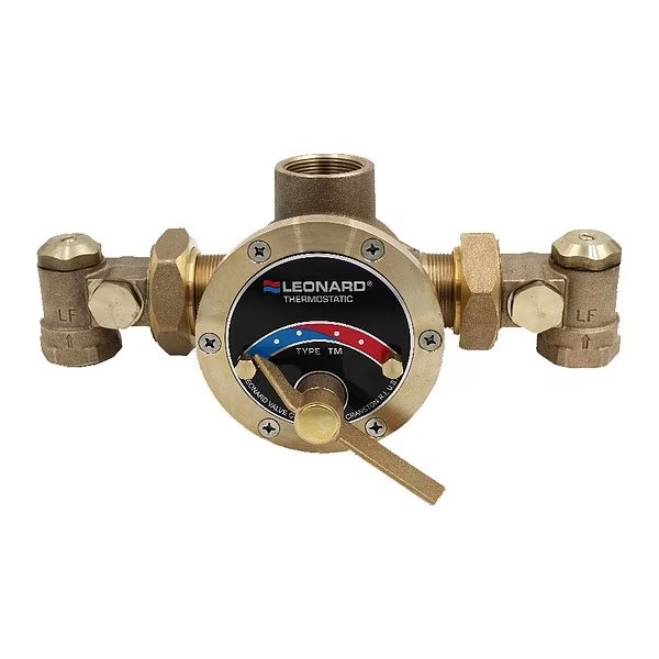 Checkstop Valve, 1 1/4 in Inlet, Leonard Valve, Mfr#: TM-150-AT-LF-RF