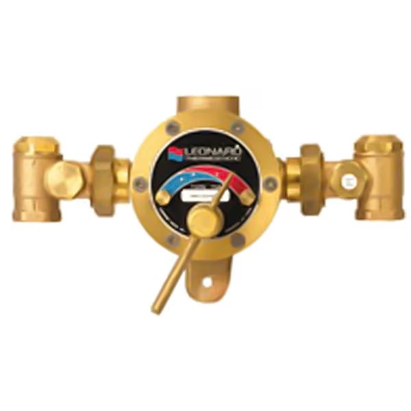 Checkstop Valve, 1 in Outlet, 3/4 in Inlet, Leonard Valve, Mfr#: TM-50-AT-LF-RF