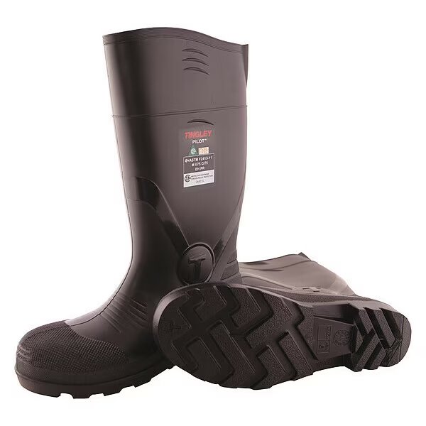 Steel Toe Boot, Chemical Resistant, 15", PR, Tingley, Mfr#: 31341