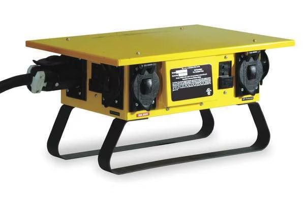 Power Distribution Box, 50 AC, (6) 5-20R, Hubbell Wiring Device-Kellems, Mfr#: TPDS