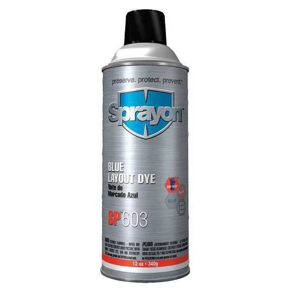 Layout Fluid, Blue, 12 Oz. Net, Sprayon, Mfr#: SC0603000
