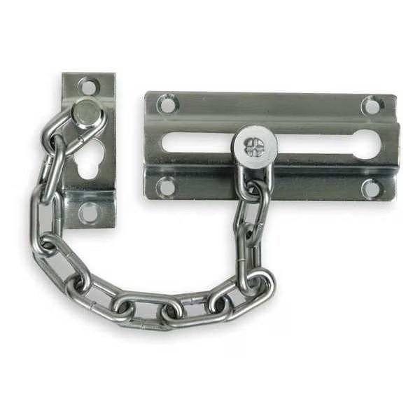 Chain Door Guard, Slide Bar, Satin Chrome, EnjoyTool Select, Mfr#: 1HEX7