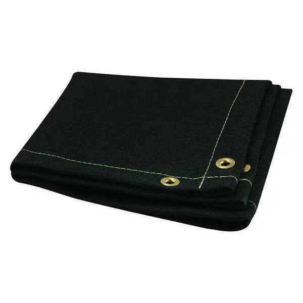 Welding Blanket, 8 ft. W, 8 ft., Black, Steiner, Mfr#: 376-8X8