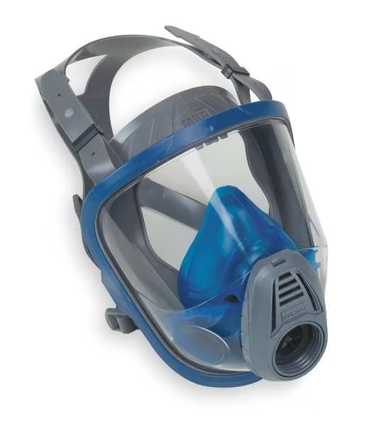 Advantage 3100 Facepiece, hycar, European-style head harness, Black, Msa Safety, Mfr#: 10031342