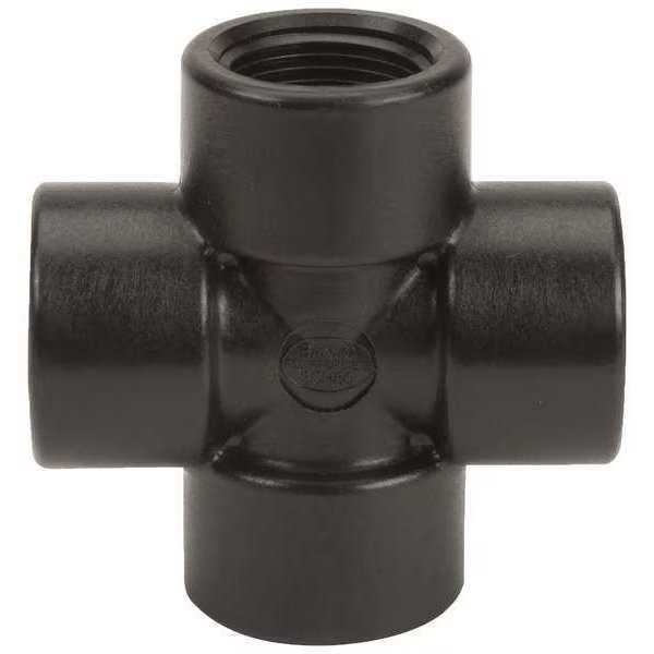 Cross, Polypropylene, 1", Schedule 80, 300 psi Max Pressure, EnjoyTool Select, Mfr#: CR100