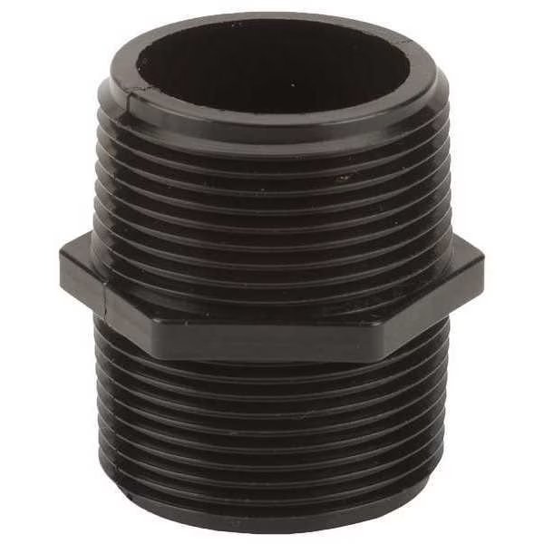 Hex Nipple, Polypropylene, 1-1/4", Schedule 80, 300 psi Max Pressure, EnjoyTool Select, Mfr#: NIP125-SH