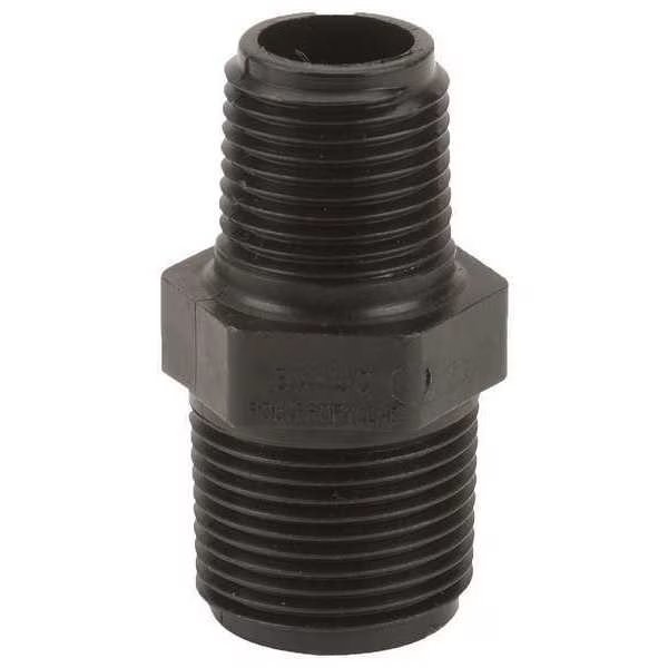 Reducing Nipple, Polypropylene, 3/4