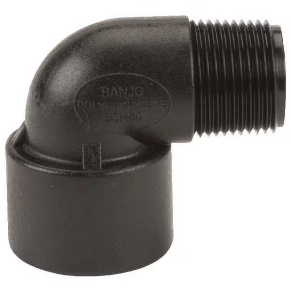 90 Degree Street Elbow, Polypropylene, 3/4", Schedule 80, 300 psi Max Pressure, EnjoyTool Select, Mfr#: SL075-90
