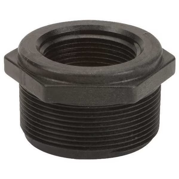 Reducing Bushing, Polypropylene, 2" x 1-1/4", Schedule 80, 300 psi Max Pressure, EnjoyTool Select, Mfr#: RB200-125