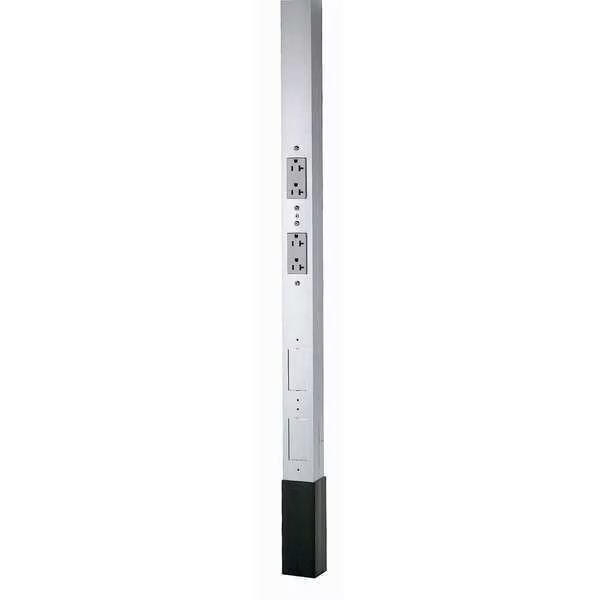 Alum Service Pole, Gray, 12 ft. 2