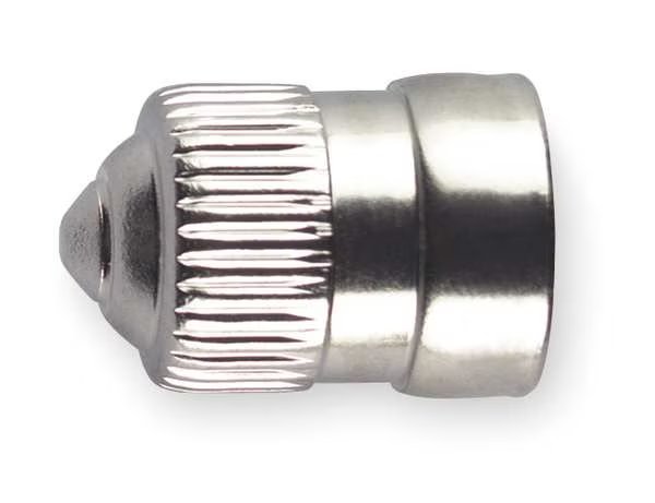 Dome Shaped Std V Cap, 0.305-32, Np, PK100, Tru-Flate, Mfr#: 38-772-100