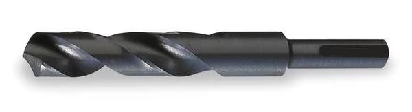 118° Silver & Deming Drill with 1/2 Reduced Shank Chicago-Latrobe 190F Steam Oxide HSS RHS/RHC 55/64, Chicago-Latrobe, Mfr#: 52455