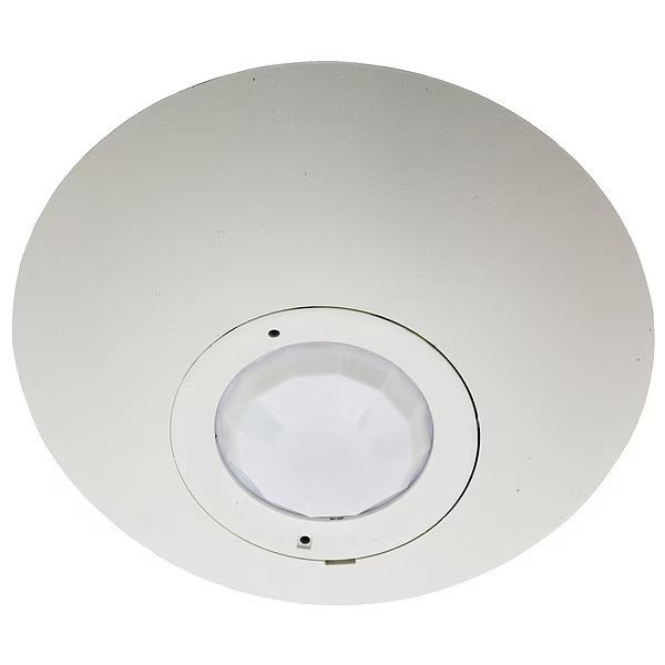 Occupancy Sensor, PIR, 1500 sq ft, White, Hubbell Wiring Device-Kellems, Mfr#: ATP1500C