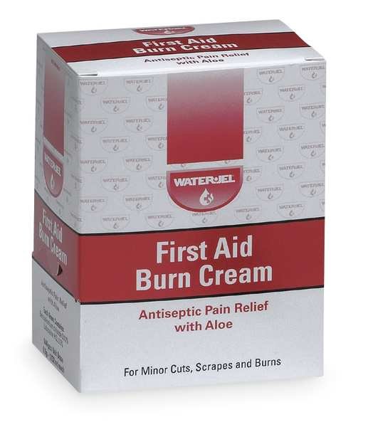 Burn Cream, Box, 0.9g, PK144, Waterjel, Mfr#: WJFA1728