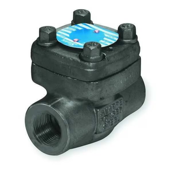 1-1/2" FNPT Forged Carbon Steel Piston Check Valve, Sharpe Valves, Mfr#: 4371001550