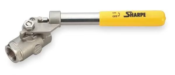 1/2" FNPT Stainless Steel Ball Valve Inline, Sharpe Valves, Mfr#: 4351012320