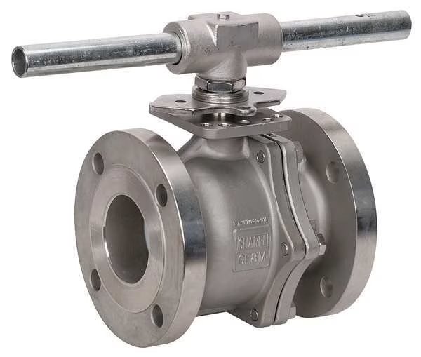 3" Flanged Stainless Steel Ball Valve Inline, Sharpe Valves, Mfr#: 4351004760