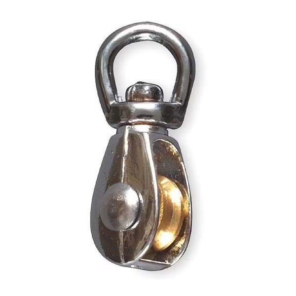 Swivel Eye Pulley, Chrome, EnjoyTool Select, Mfr#: 1RCE6