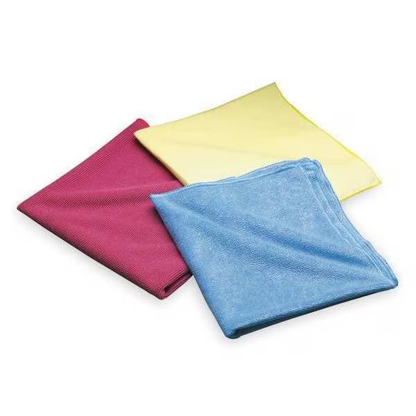 Cloth, Microfiber, Blue, 16 x 16 In, PK20, Norton Abrasives, Mfr#: 07660705300