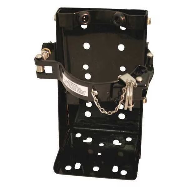 Fire Extinguisher Bracket, For 5 lb Tank Weight, Vehicle Mounting Bracket, Black Steel, Kidde, Mfr#: UB-5
