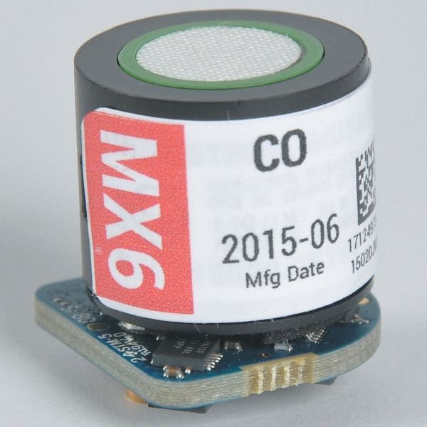 Replacement Sensor, CO, Use With MX6, Industrial Scientific, Mfr#: 17124975-1
