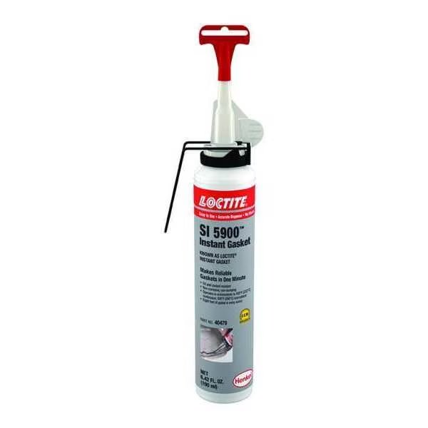 Instant Sealing, Oil-Resistant RTV Gasket Maker, 190 mL, Black, Temp Range -75 to 500 Degrees F, Loctite, Mfr#: 743913