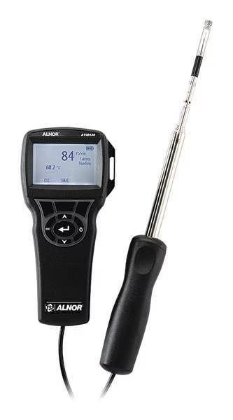 Anemometer, 0 to 6000 fpm, NIST, Tsi Alnor, Mfr#: AVM430-A