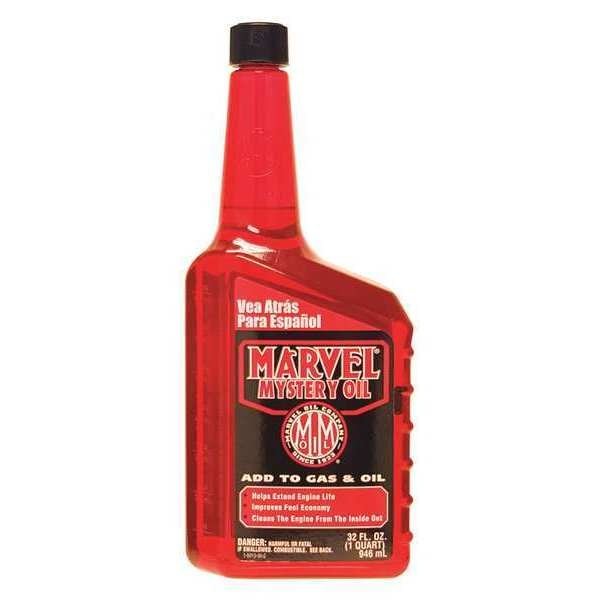 MYSTERY OIL Oil Additive, Motor Treatment, 32 oz, Bio-Diesel Engines/Diesel Engines/Gasoline Engines, Marvel Mystery Oil, Mfr#: MM13R